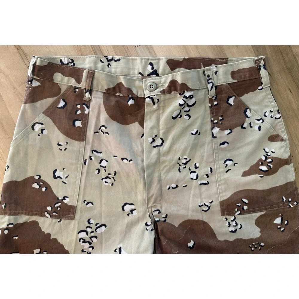 Vintage Gung Ho Desert Camouflage Outdoor Pants Men's Size 36x34.5 RN 25052 USA